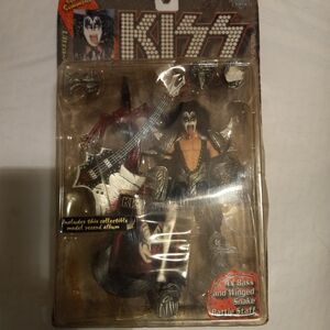 KISS Action Figure with Black and Silver Details